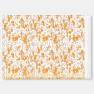 Aimant Motif textile avec orange et gol vibrants