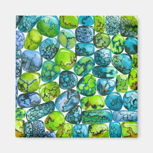 Aimant Motif turquoise