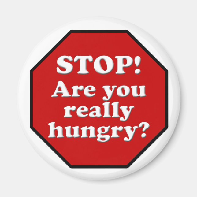 Aimant Motivation Diet, Stop Êtes-vous vraiment fa (Devant)