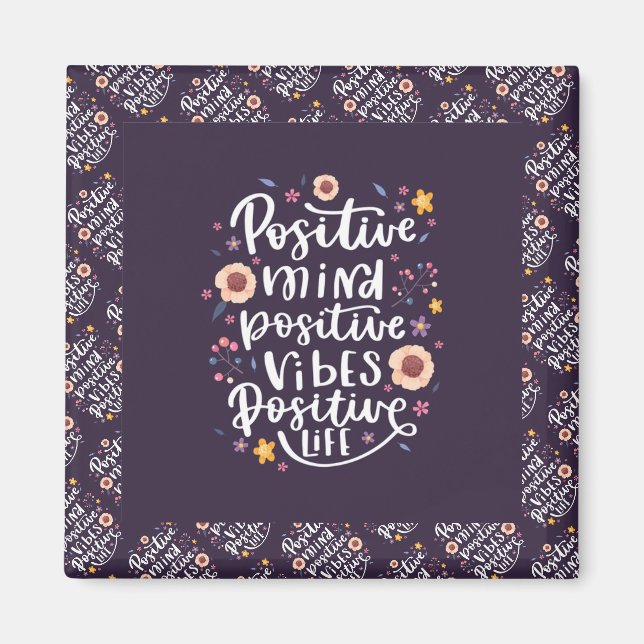 Aimant Motivation moderne élégante Meilleur Message popul (Devant)