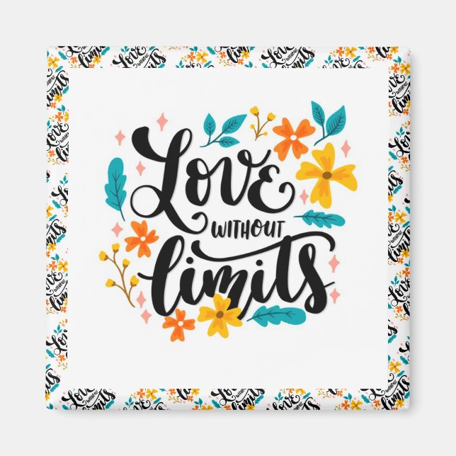 Aimant Motivation moderne élégante Meilleur Message popul (Devant)