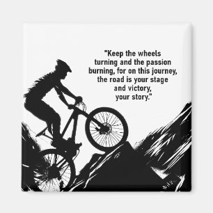 Aimant Motivational Bike Sport pour vous inspirer sur mes