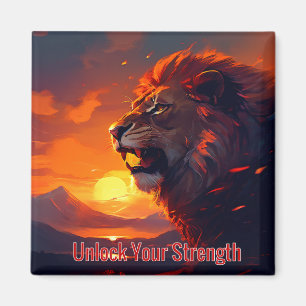 Aimant Motivationnel Déverrouiller votre force Positivité