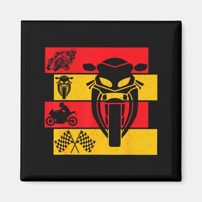 Aimant Moto Gp Motorcycle Gp Racing Motorcycles Biker Boy (Devant)