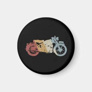 Aimant Moto style rétro Vintage
