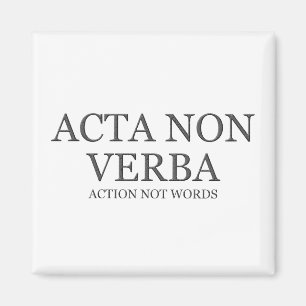 Aimant Mots d'action pas - obscurité
