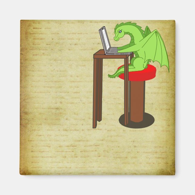 Aimant Mots dragon (Devant)