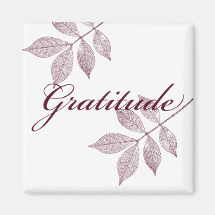 Aimant Mots Inspirants Gratitude