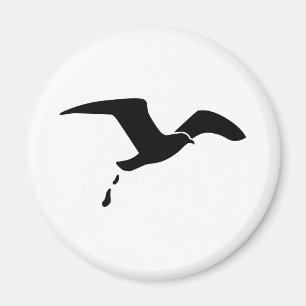 Aimant Mouette de vol