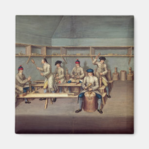 Aimant Moulage des pellets en poudre