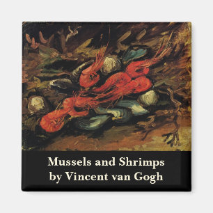 Aimant Moules et crevettes par Vincent van Gogh