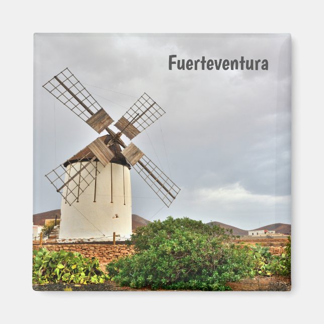 Aimant Moulin à vin à Fuerteventura (Devant)