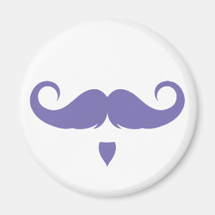 Aimant Moustache guidon personnalisable