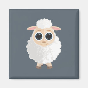 Aimant Mouton blanc