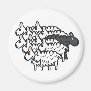 Aimant Mouton noir