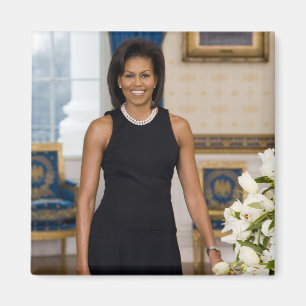 Aimant MrsObamaPortrait