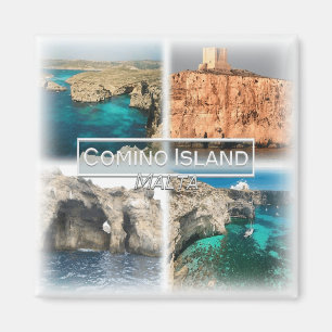 Aimant MT0014 Europe, Malte, Comino, réfrigérateur