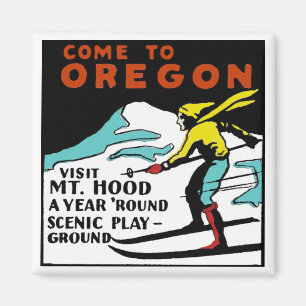 Aimant Mt. HOOD OREGON - Vintage voyage