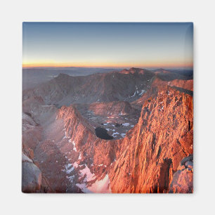 Aimant Mt Whitney et Pinnacles Sunrise - John Muir Trail
