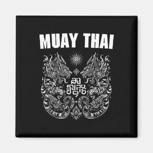 Aimant Muay Thai Mma Combat Tatouage Jumeau Tigre Kickbox
