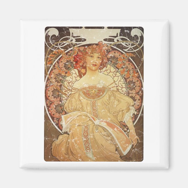Aimant Mucha 2 - 1890 (Devant)