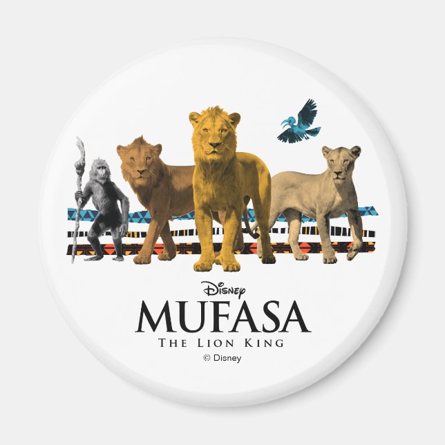 Aimant Mufasa Pride Terres Famille royale (Devant)