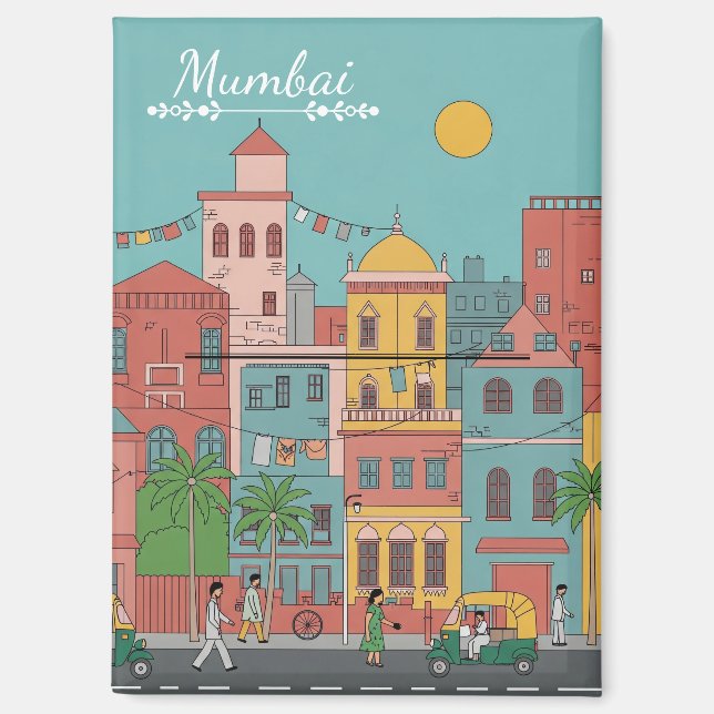 Aimant Mumbai Travel Souvenir (Recto)