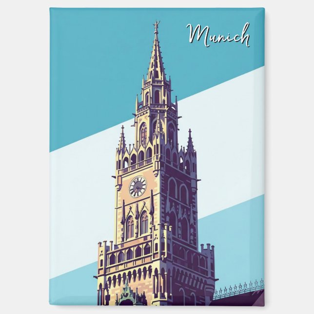 Aimant Munich Marienplatz Germany (Recto)