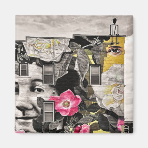 Aimant mur de briques art mural en dubuque
