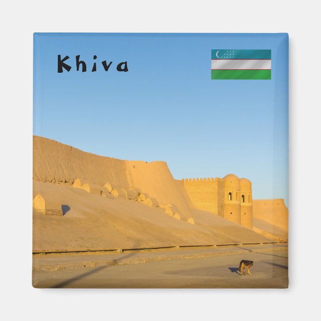 Aimant Mur municipal de Khiva - Ouzbékistan (Devant)