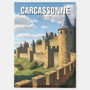 Aimant Murs de Carcassonne France Voyage
