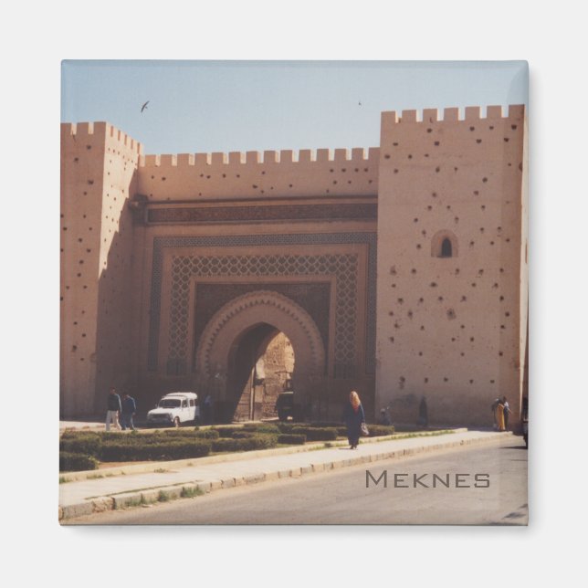 Aimant Murs de ville et porte de Meknès (Devant)