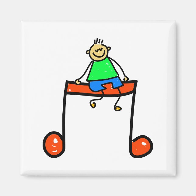 Aimant Music Kid (Devant)