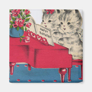 Aimant Musical Anniversaire Kittens