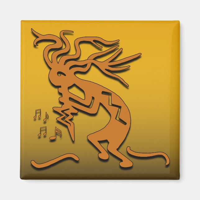 Aimant Musicien Kokopelli (Devant)