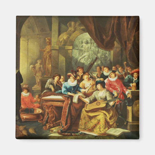 Aimant Musique dans un intérieur palatial avec (Devant)