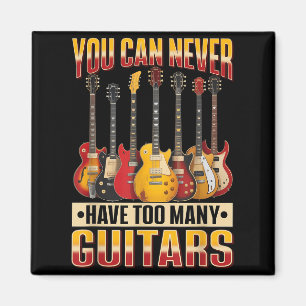 Aimant Musique de guitare drôle que vous ne pouvez jamais
