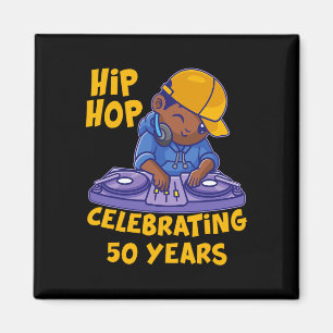 Aimant Musique Hip hop 50e Anniversaire Histoire noire Dj
