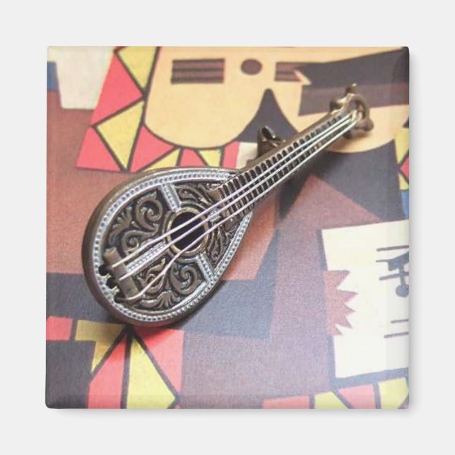 Aimant "Musique mandoline" (Devant)