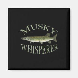 Aimant Musky Muskellunge Poisson Illustration Art Pêche E