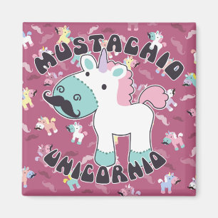Aimant Mustachio Unicornio !