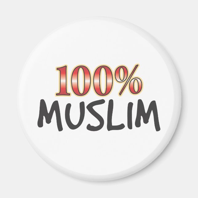 Aimant Musulman 100% (Devant)