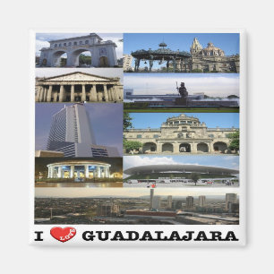 Aimant MX - Mexique - Guadalajara - I Love