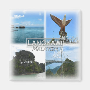 Aimant MY0026 Asie, Malaisie, Langakwi, réfrigérateur