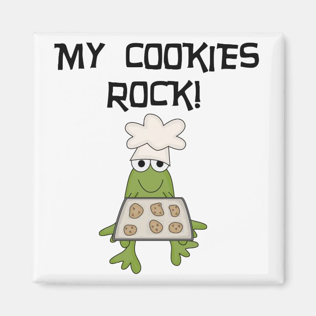 Aimant My Cookies Rock Tshirts et cadeaux (Devant)