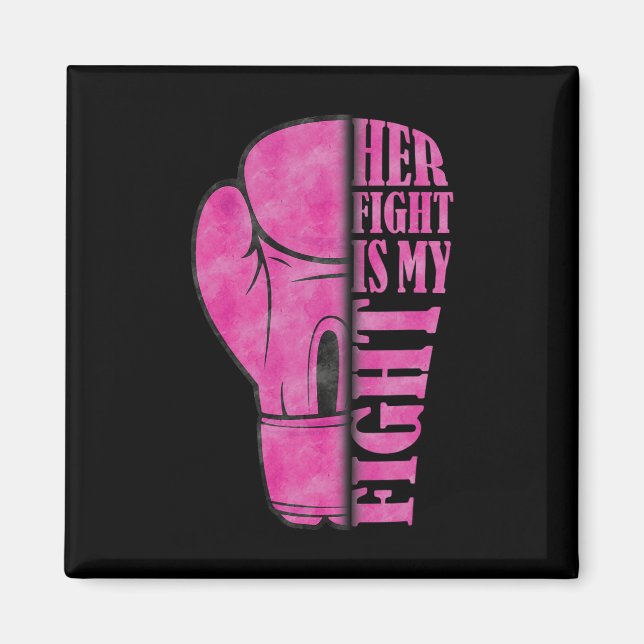 Aimant My Fight Breast Cancer Awareness Fami (Devant)