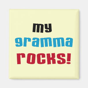 Aimant My Gramma Rocks T-shirts et cadeaux