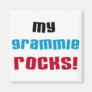 Aimant My Grammie Rocks T-shirts et cadeaux