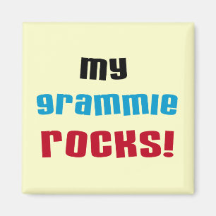 Aimant My Grammie Rocks T-shirts et cadeaux
