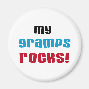 Aimant My Gramps Rocks T-shirts et cadeaux